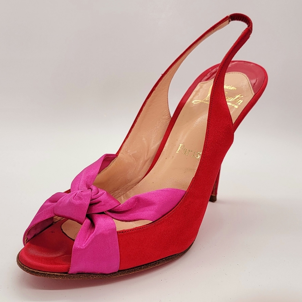 Christian Louboutin Sling Back Open Toe